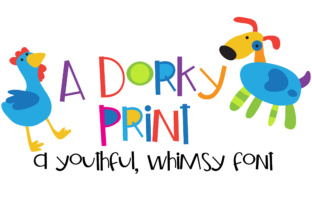 A Dorky Print: The Playful Typeface for Memorable Brands