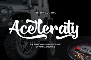 Aceleraty Font: Elevating Web Design with Handwritten Style