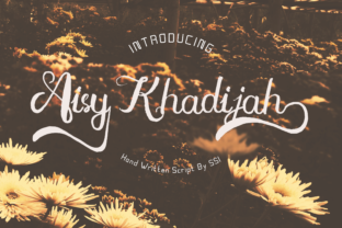 Aisy Khadijah Font Review for Digital Designers