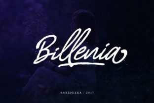 Billenia: A Handwritten Font for Authentic Branding