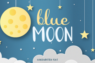 Blue Moon: A Handmade Script Font for Editorial Design
