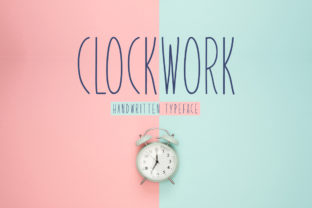 Clockwork Typeface: Elegant Display Font