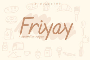 Friyay Typeface: A Clean Handwritten Font for Editors