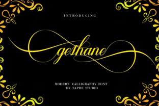 Geshane: A Script Font for Elegant Branding