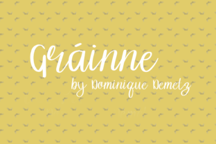 Gráinne: A Modern Script Typeface for Editorial Design