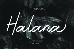 Halana: The Handwritten Font for Authentic Branding