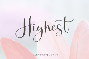 Highest: A Handwritten Typeface for Elegant Editorial Design