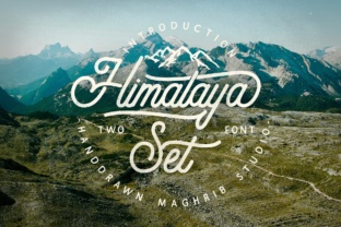 Himalaya Set: A Vintage Font for Modern Web Design