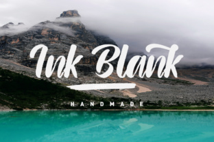 Ink Blank: A Refined Script Font for Editorial Design