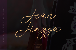 Jean Jingga: A Handwritten Font for Modern Web Design