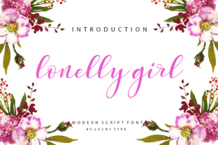 Lonelly Girl Font for Modern Web Design