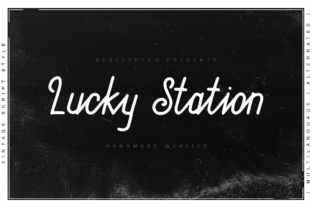 Lucky Station Font for Handmade Brands