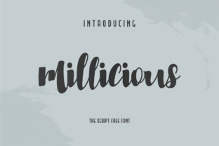 Millicious: A Bold Handwritten Font for Crafters