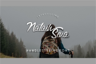 Natash Sena: A Hand Painted Typeface for Branding