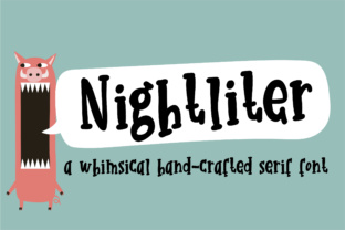 Nightliter: A Whimsical Serif Font for Editorial Charm