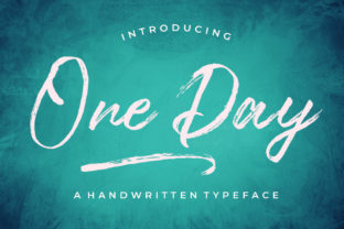 One Day: A Modern Script Font for Editorial Design