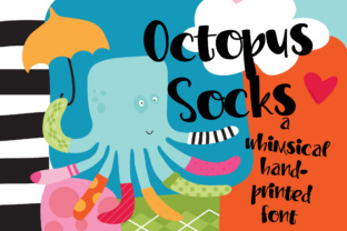 PN Octopus Socks: A Playful Font for Bold Campaigns