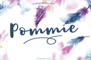 Pommie: A Modern Script Font for Web Design