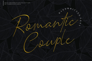Romantic Couple: A Signature Font for Web Design