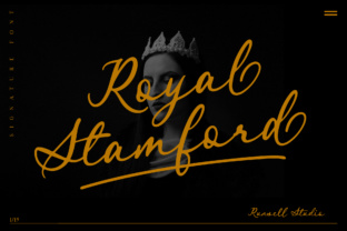 Royal Stamford: A Premium Script Font for Branding