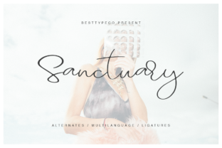 Sanctuary: A Handmade Calligraphy Font for Clear Campaigns