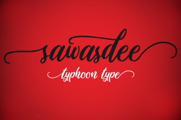 Sawasdee: A Refined Script Font for Editorial Elegance