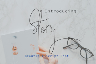 Story: A Calligraphy Font for Elegant Web Design