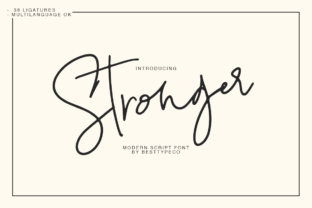 Stronger Typeface Review for Web Design