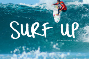 Surf Up: A Hand Brushed Font for Authentic Branding