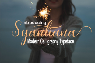 Syantiana: A Handmade Calligraphy Font for Crafters