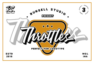 Throttles: A Dynamic Typeface for Bold Branding