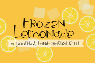 ZP Frozen Lemonade: A Whimsical Display Font Review